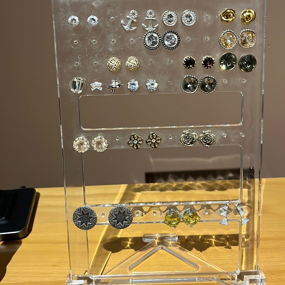 Variety of Earrings from Kate spade to Brighton collectibles to house of Harlow